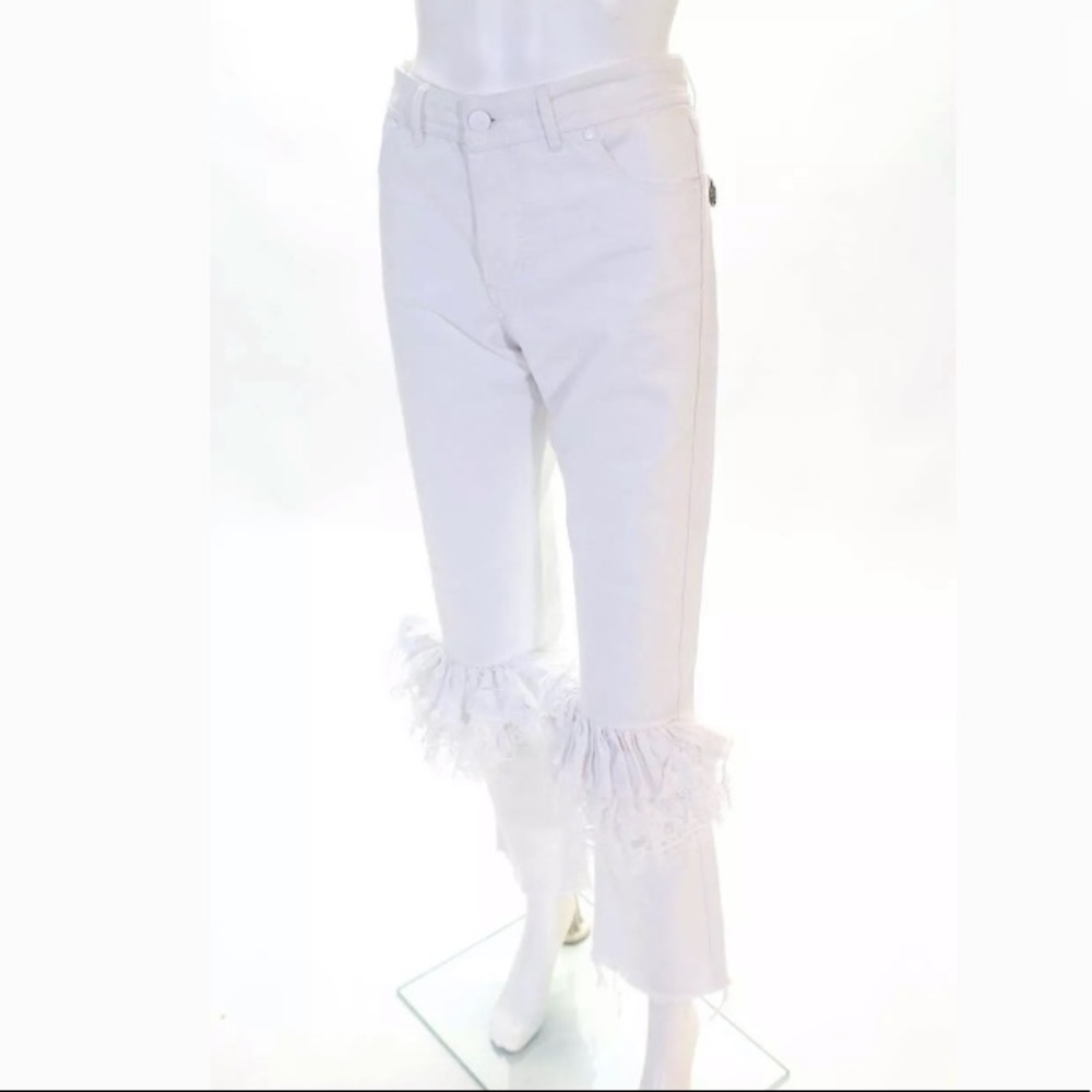 Preen By Thornton Bregazzi Womens High Waist Jeans